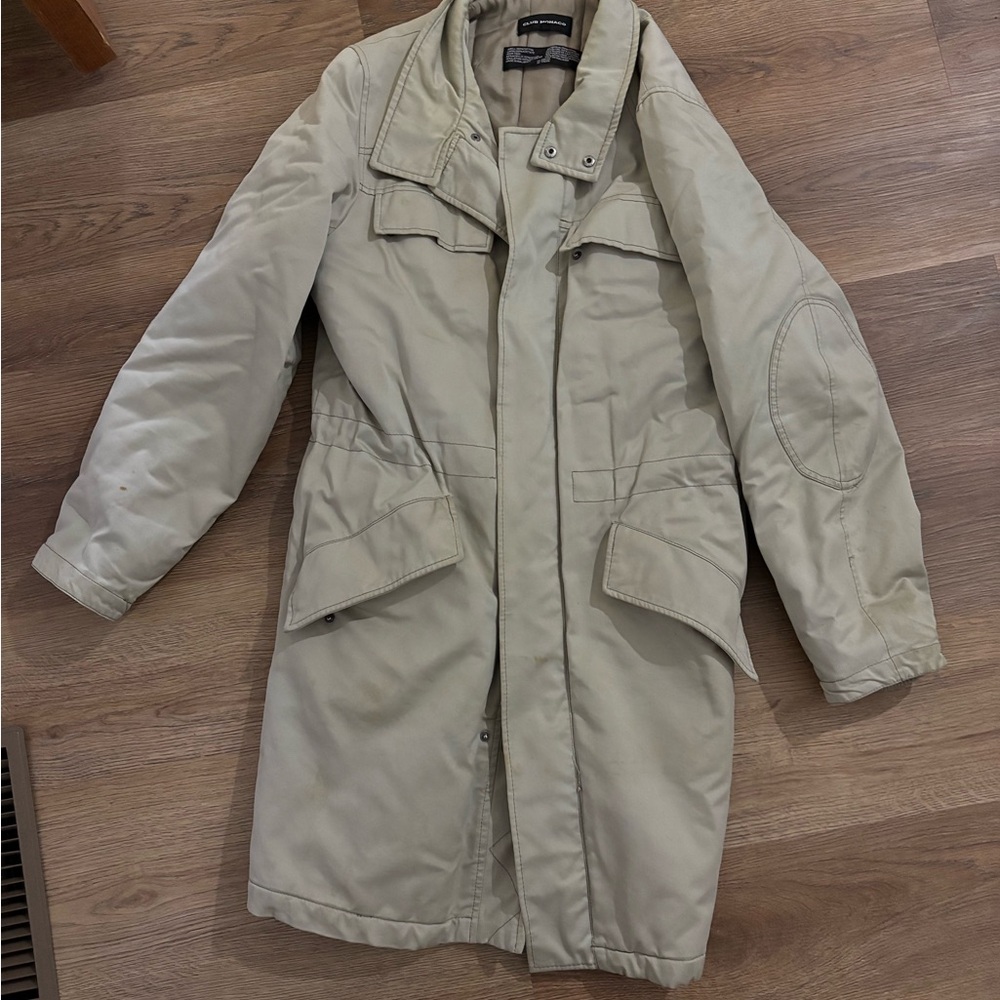 Club Monaco Khaki Trench Winter Coat